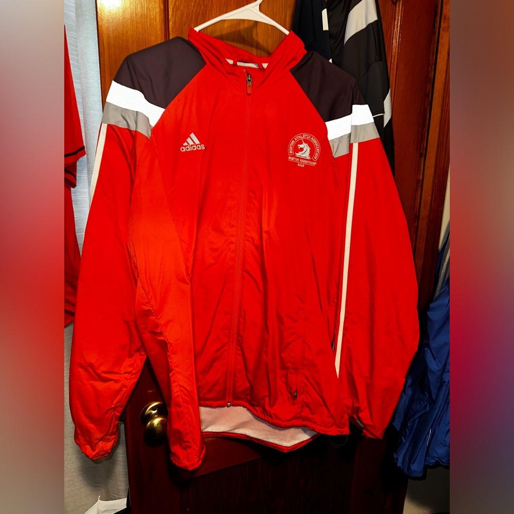 2018 Boston marathon race day jacket
